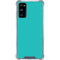 Aqua Blue Blue Solid Galaxy S20 FE Clear Case