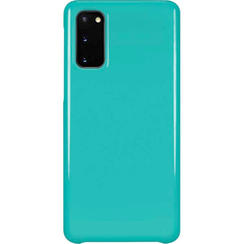 Aqua Blue Blue Solid Galaxy S20 Lite Case