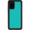 Aqua Blue Blue Solid Galaxy S20 Plus Waterproof Case