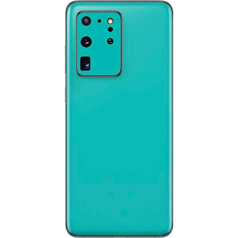 Aqua Blue Blue Solid Galaxy S20 Ultra 5G Skin