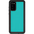 Aqua Blue Blue Solid Galaxy S20 Waterproof Case
