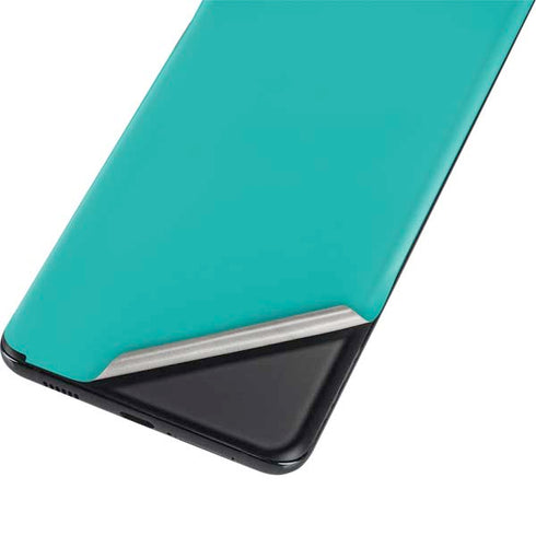 Aqua Blue Blue Solid Galaxy S21 5G Skin