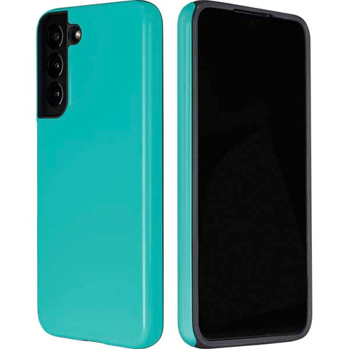 Aqua Blue Blue Solid Galaxy S22 Pro Case