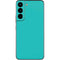 Aqua Blue Blue Solid Galaxy S22 Skin