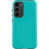 Aqua Blue Blue Solid Galaxy S23 Plus Pro Case