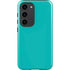 Aqua Blue Blue Solid Galaxy S23 Pro Case
