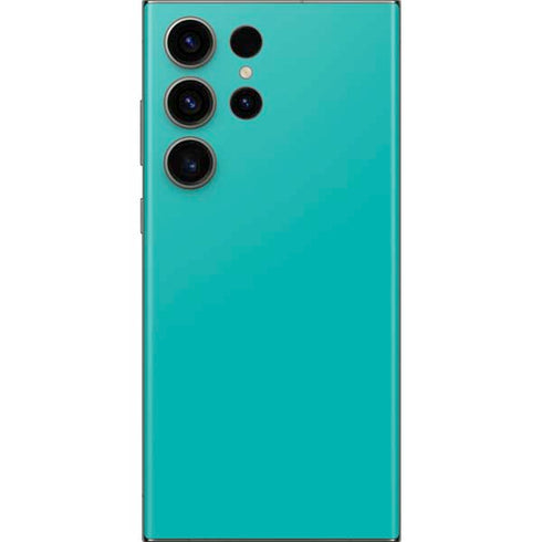 Aqua Blue Blue Solid Galaxy S23 Ultra Skin