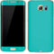 Aqua Blue Blue Solid Galaxy S7 Edge Skin