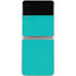 Aqua Blue Blue Solid Galaxy Z Flip4 5G Skin