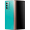 Aqua Blue Blue Solid Galaxy Z Fold2 5G Skin