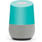 Aqua Blue Blue Solid Google Home Skin