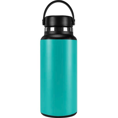 Aqua Blue Blue Solid Hydro Flask 32oz Wide Mouth Skin