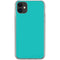 Aqua Blue iPhone 11 Clear Case