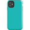 Aqua Blue Blue Solid iPhone 11 Impact Case