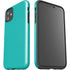 Aqua Blue Blue Solid iPhone 11 Impact Case