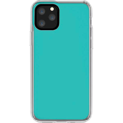 Aqua Blue iPhone 11 Pro Clear Case