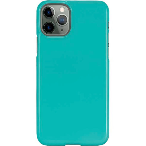 Aqua Blue Blue Solid iPhone 11 Pro Lite Case