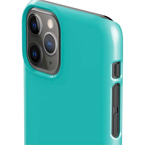 Aqua Blue Blue Solid iPhone 11 Pro Lite Case
