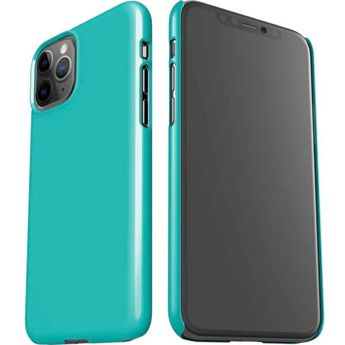 Aqua Blue Blue Solid iPhone 11 Pro Lite Case