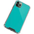 Aqua Blue iPhone 11 Pro Max Clear Case