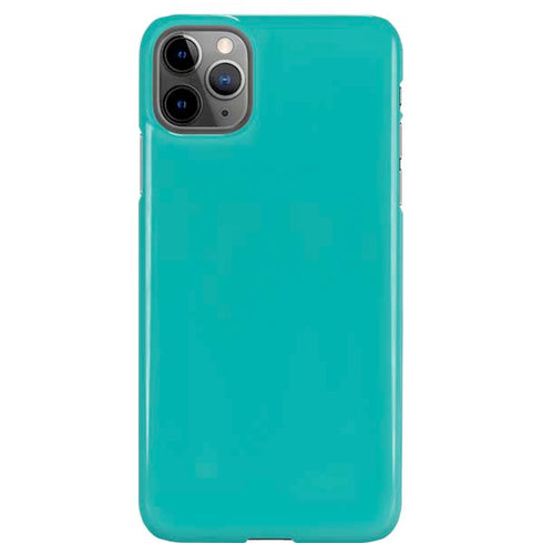 Aqua Blue Blue Solid iPhone 11 Pro Max Lite Case