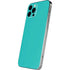 Aqua Blue Blue Solid iPhone 12 Pro Skin