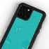 Aqua Blue Blue Solid iPhone 12 Pro Waterproof Case