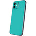 Aqua Blue Blue Solid iPhone 12 Skin