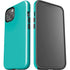Aqua Blue Blue Solid iPhone 13 Impact Case