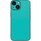 Aqua Blue Blue Solid iPhone 13 Mini Skin