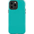 Aqua Blue Blue Solid iPhone 13 Pro Max Impact Case