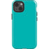Aqua Blue Blue Solid iPhone 14 Impact Case