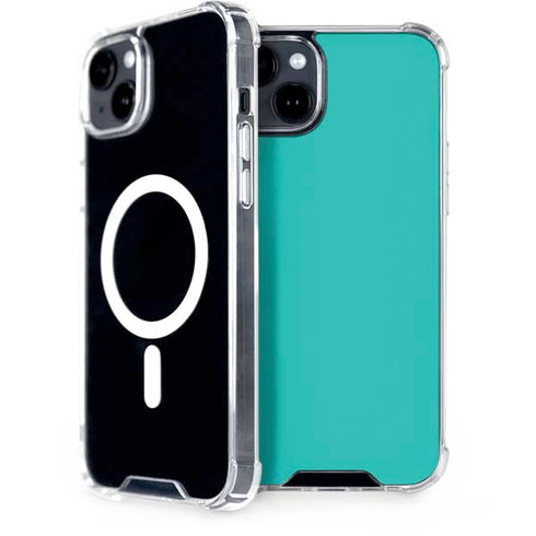 Aqua Blue iPhone 15 Plus MagSafe Case
