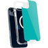 Aqua Blue Blue Solid iPhone 14 Plus MagSafe Case