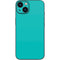 Aqua Blue Blue Solid iPhone 14 Skin