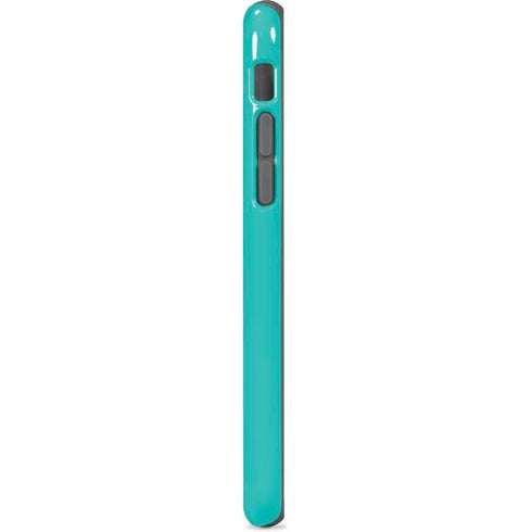 Aqua Blue Blue Solid iPhone 7 Pro Case