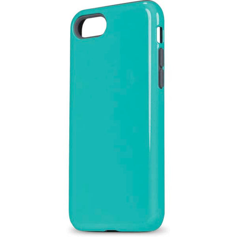 Aqua Blue Blue Solid iPhone 7 Pro Case