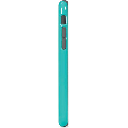 Aqua Blue Blue Solid iPhone 8 Pro Case