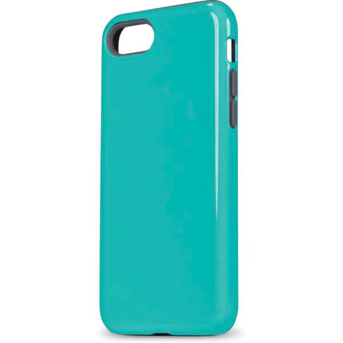 Aqua Blue Blue Solid iPhone 8 Pro Case