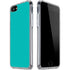 Aqua Blue Blue Solid iPhone SE (2nd & 3rd Gen) Clear Case