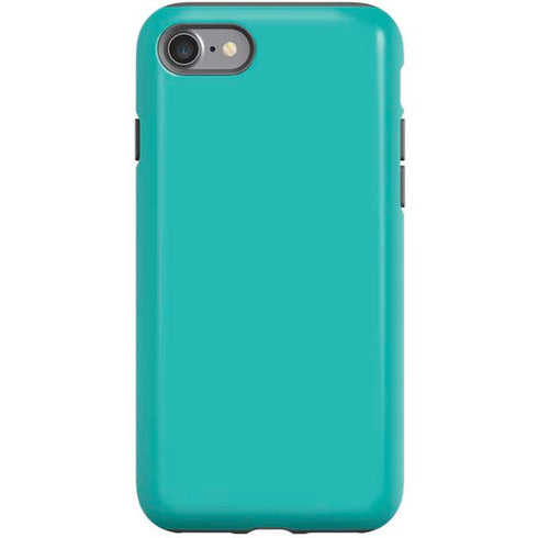 Aqua Blue Blue Solid iPhone SE (2nd & 3rd Gen) Pro Case