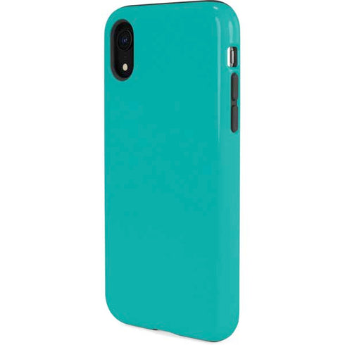 Aqua Blue Blue Solid iPhone XR Pro Case