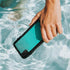 Aqua Blue Blue Solid iPhone XR Waterproof Case