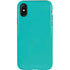 Aqua Blue Blue Solid iPhone XS Pro Case