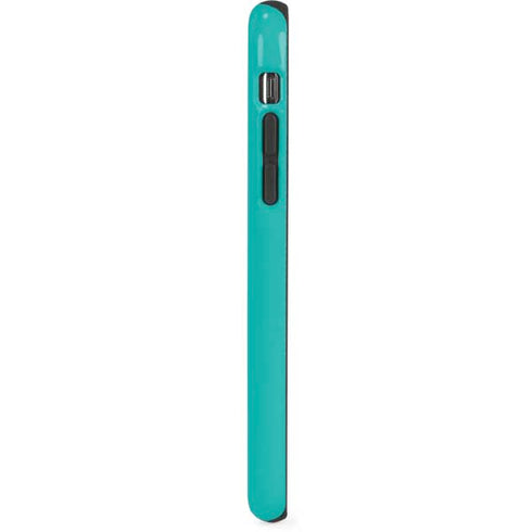 Aqua Blue Blue Solid iPhone XS Pro Case