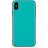 Aqua Blue Blue Solid iPhone XS Skin