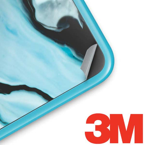 Aqua Blue Marble Ink Nintendo 2DS XL (2017) Skin