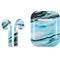 Aqua Blue Marble Ink Apple AirPods 2 Skin