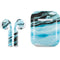Aqua Blue Marble Ink Apple AirPods Skin