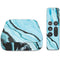 Aqua Blue Marble Ink Apple TV Skin